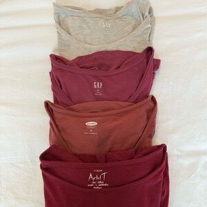 Fall super soft long sleeve bundle, berry tonesl!
